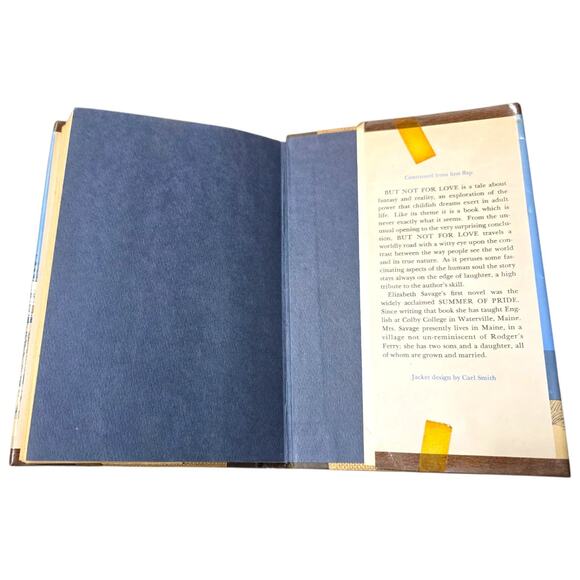 But Not For Love Elizabeth Savage Hardcover 1970 First Edition Book - Picture 5 of 6